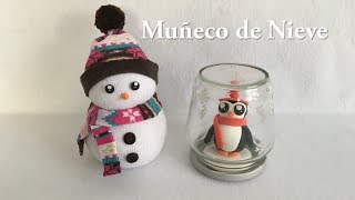 Como hacer un Muñeco de Nieve [upl. by Norma493]