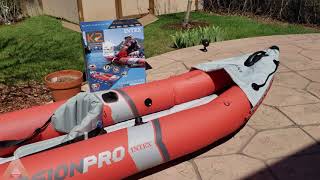 Review Intex Excursion Pro Inflatable Kayak K2 [upl. by Eiger538]