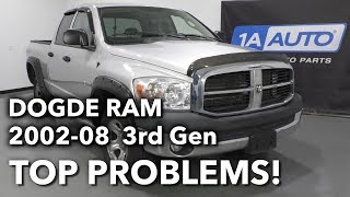 Top 5 Problems Dodge Ram Truck 3rd Generation 200208 [upl. by Eed]