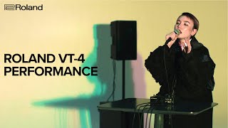 Roland VT4 Voice Transformer Performance [upl. by Anrim639]