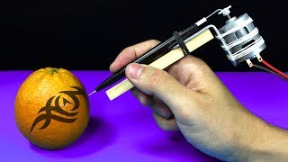 How To Make a Tattoo Machine  Tattoo Gun At Home [upl. by Ihsakat]