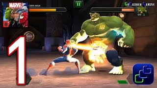 Marvel Contest Of Champions Android Walkthrough  Gameplay Part 1  Act 1 Chapter 1 1 Surrender [upl. by Efal587]