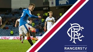 GOAL  Andy Halliday  Rangers 40 Dumbarton [upl. by Kennedy]