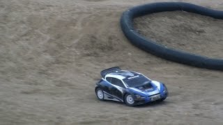 RC RallyCross Race Track Action Video  Traxxas Rally Car [upl. by Arreis]