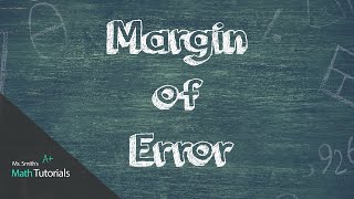 Margin of Error [upl. by Amand]