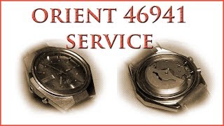 Orient 46941 Day Date Disassembly Service amp Reassembly [upl. by Madelon]