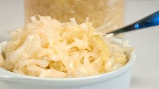 Classic Homemade fermented sauerkraut [upl. by Adrial]