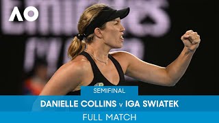 Danielle Collins v Iga Swiatek Full Match SF  Australian Open 2022 [upl. by Erimahs]