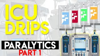 WHAT ARE PARALYTICS AND HOW THEY WORK  Paralytics Part 1  ICU Drips [upl. by Tabbie219]