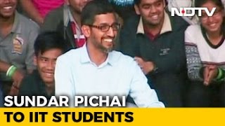 What Google CEO Sundar Pichai Said To IIT Students [upl. by Demaggio]