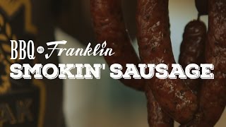 BBQ with Franklin  Smokin Sausage [upl. by Laet]