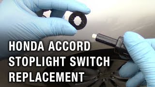 Honda Accord Stoplight Switch Replacement [upl. by Ihdin]