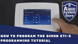 How To Program the Interlogix Simon XTi5 Programming Tutorial [upl. by Enawyd319]