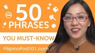 50 Phrases Every Filipino Beginner MustKnow [upl. by Wolff]