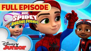 FREEZE  S1 E23 Part 1  Full Episode  Spidey and his Amazing Friends  disneyjunior [upl. by Rather926]