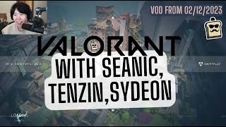 DisguisedToast Valorant with Seanic Tenzin Sydeon VOD from 02122023 [upl. by Landa]