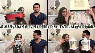 ALMANYA’DAN GELENLER amp TATİL ALIŞVERİŞİMİZ  BEYZA amp BURAK ŞAHİN  herşeyaşkla [upl. by Pansie]