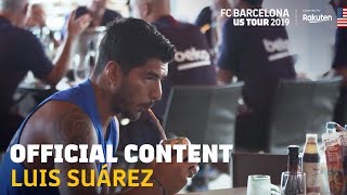 A DAY WITH LUIS SUÁREZ DURING THE 2019 US TOUR [upl. by Lochner]