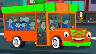 Wheels On The Bus  Nursery Rhymes For Kids And Childrens [upl. by Llehsyt]