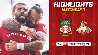 HIGHLIGHTS  Wrexham AFC vs Doncaster Rovers [upl. by Ylurt567]