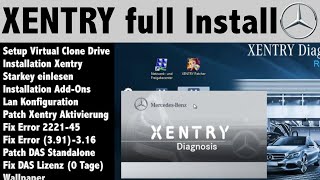 XENTRY Komplett Installation  Full Install  Guide [upl. by Zampardi850]