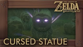 Zelda Breath of the Wild  The Cursed Statue Shrine Quest [upl. by Ahtnamas595]