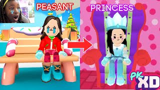 PEASANT TO PRINCESS IN PK XD A SAD PK XD STORY [upl. by Cletis379]