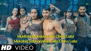 Muqabla Full Video Song Lyrics  Street Dancer 3D  Prabhudeva Varun Dhawan  Mukkala Muqabla [upl. by Oirom]