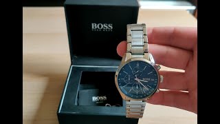 Hugo Boss Review Grand Prix Chronograph watch No 58057993 [upl. by Adelina]