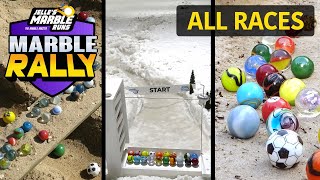 Marble Race Marble Rally S5  ALL RACES [upl. by Oidacra]