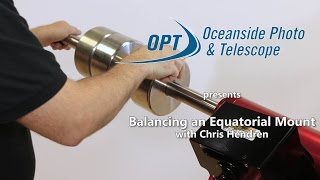 Balancing an Equatorial Mount with Chris Hendren OPT [upl. by Nyledam115]