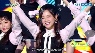 gugudan 구구단  Chococo Music Bank  20171124 [upl. by Idel]