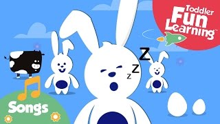 Sleeping Bunnies  Nursery Rhyme for Toddlers  Toddler Fun Learning [upl. by Bernette58]