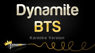 BTS  Dynamite Karaoke Version [upl. by Ema]