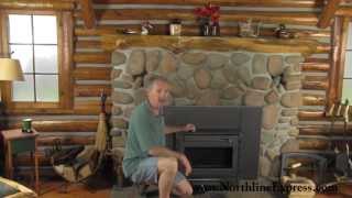 Installing a Volgalzang Colonial Wood Burning Stove Insert [upl. by Falo]