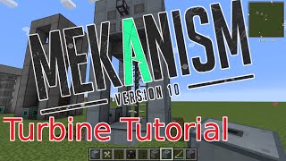 Minecraft Mekanism Turbine Tutorial [upl. by Martha976]