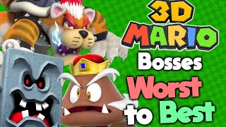 Ranking Every 3D Mario Boss [upl. by Eelarak]