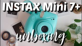 Fujifilm Instax Mini 7 Unboxing Set Up and First Shots [upl. by Roch]