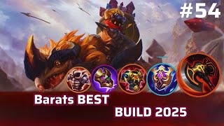 BARATS BEST BUILD 2025  TOP 1 BARATS  MLBB [upl. by Ydnic]