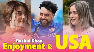 Rashid Khan Enjoying in USA 😍❤️ [upl. by Gerc]