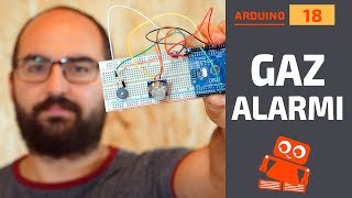 Arduino Yanıcı Gaz Alarmı MQ2 Gaz Sensörü Kullanımı [upl. by Francine]