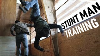 Stunt Man Training  Gun Fight Wrecks Parkour [upl. by Devona]