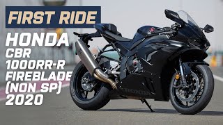 New 2020 Honda CBR1000RRR Fireblade Non SP First Ride 2020 Review  Visordowncom [upl. by Docia]