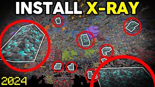 How to Install XRAY Texture Pack in Minecraft 2024 [upl. by Mahan]