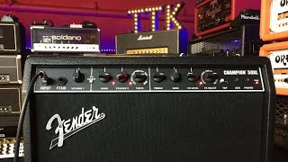 FENDER Champion 50XL Guitar Amplifier  DEMO amp REVIEW [upl. by Lhamaj529]