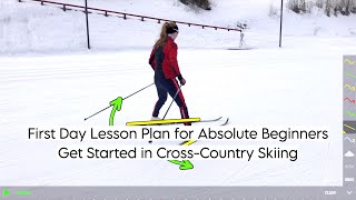 Beginner Cross Country Ski Lesson [upl. by Vincents]