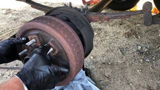 How to Change Campertrailer Brakes [upl. by Quin]