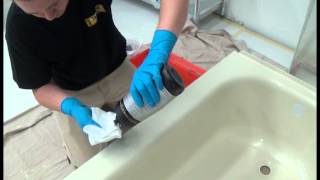 BATHTUB REFINISHING POLISHING INSTRUCTIONS [upl. by Amol]