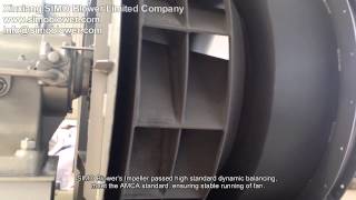 Large Air Capacity Centrifugal Fan  SIMOBLOWER [upl. by Sekoorb]