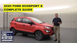 2020 FORD ECOSPORT S COMPLETE GUIDE [upl. by Emlin351]